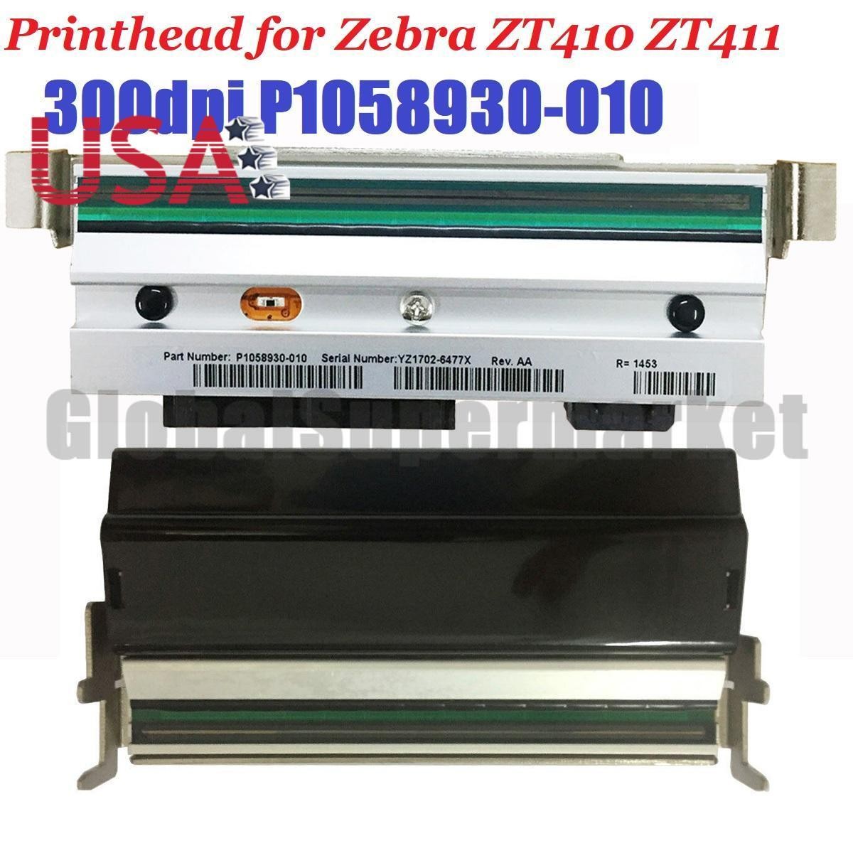 US Genuine Printhead Zebra ZT410 ZT411 Thermal Label Printer P1058930-010 305dpi