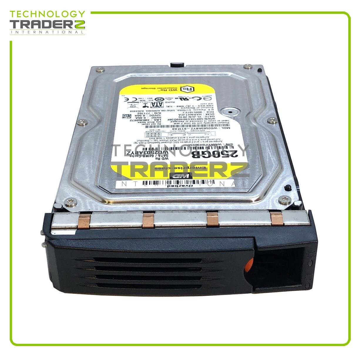 WD2503ABYZ Western Digital RE 250GB 7.2K SATA 6G 64MB 3.5” HDD WD2503ABYZ-011FA0