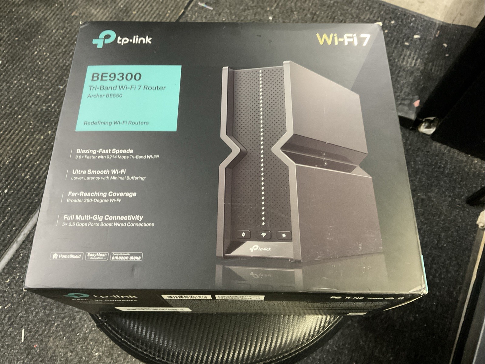 TP-Link Tri-Band BE9300 WiFi 7 Router (Archer BE550) 6 Stream 