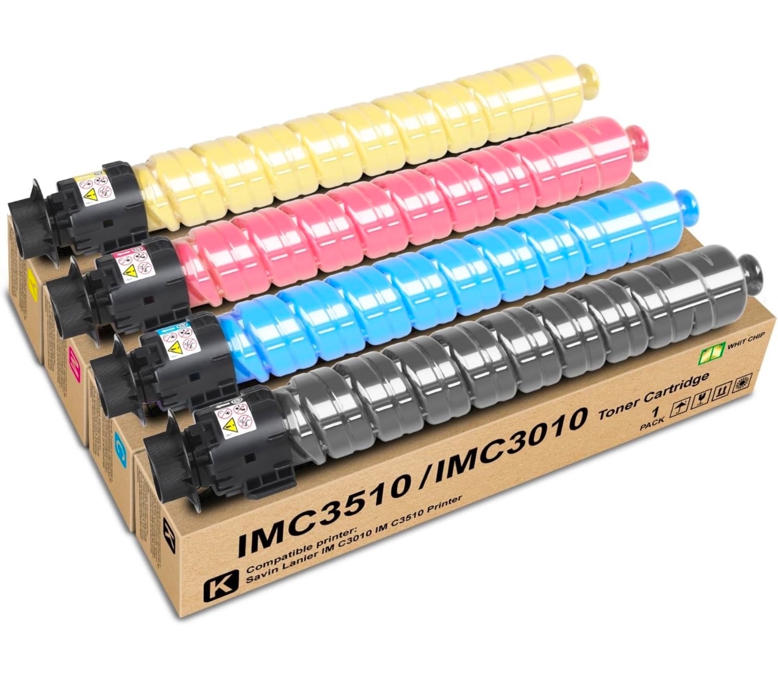 IM C3010 IM C3510 Compatible Toner Cartridge for Ricoh 4-Pack BCMY