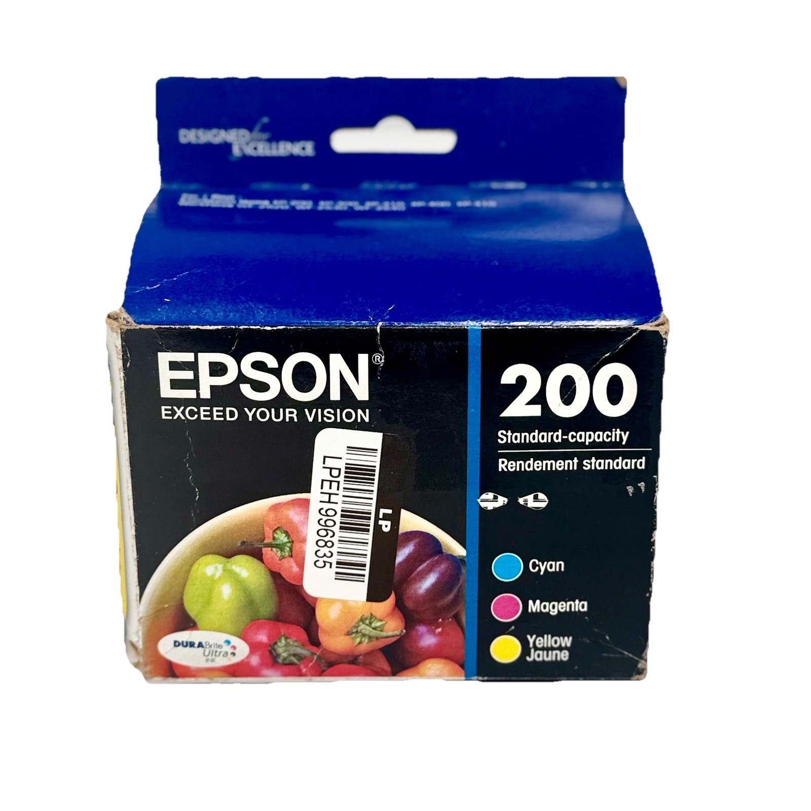 GENUINE Epson 200 Tri-Color Ink Cartridges COMBO PACK New in box