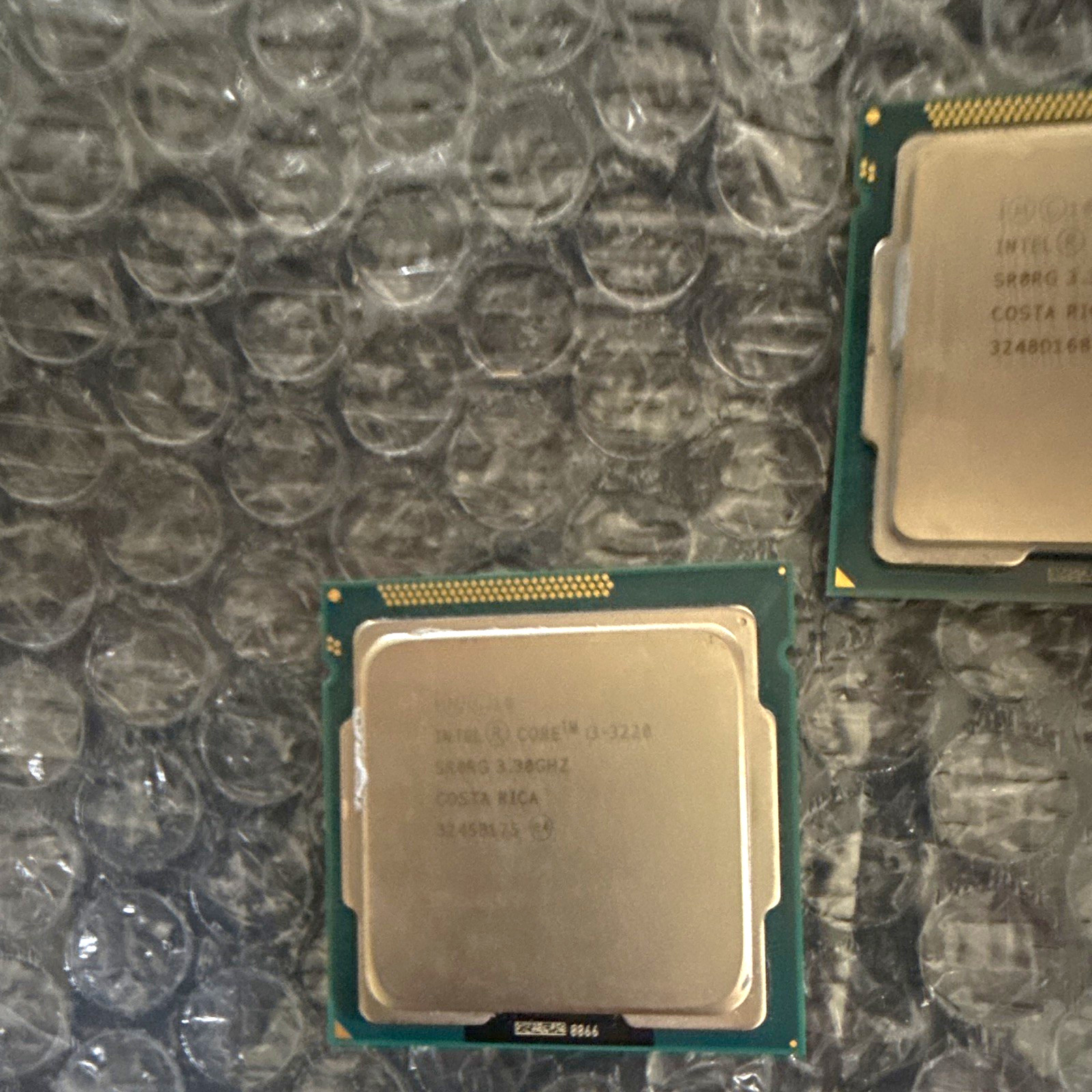 Intel Core i3-3220 3.3GHz Dual-Core LGA1155 CPU Processor SR0RG Lot of 2