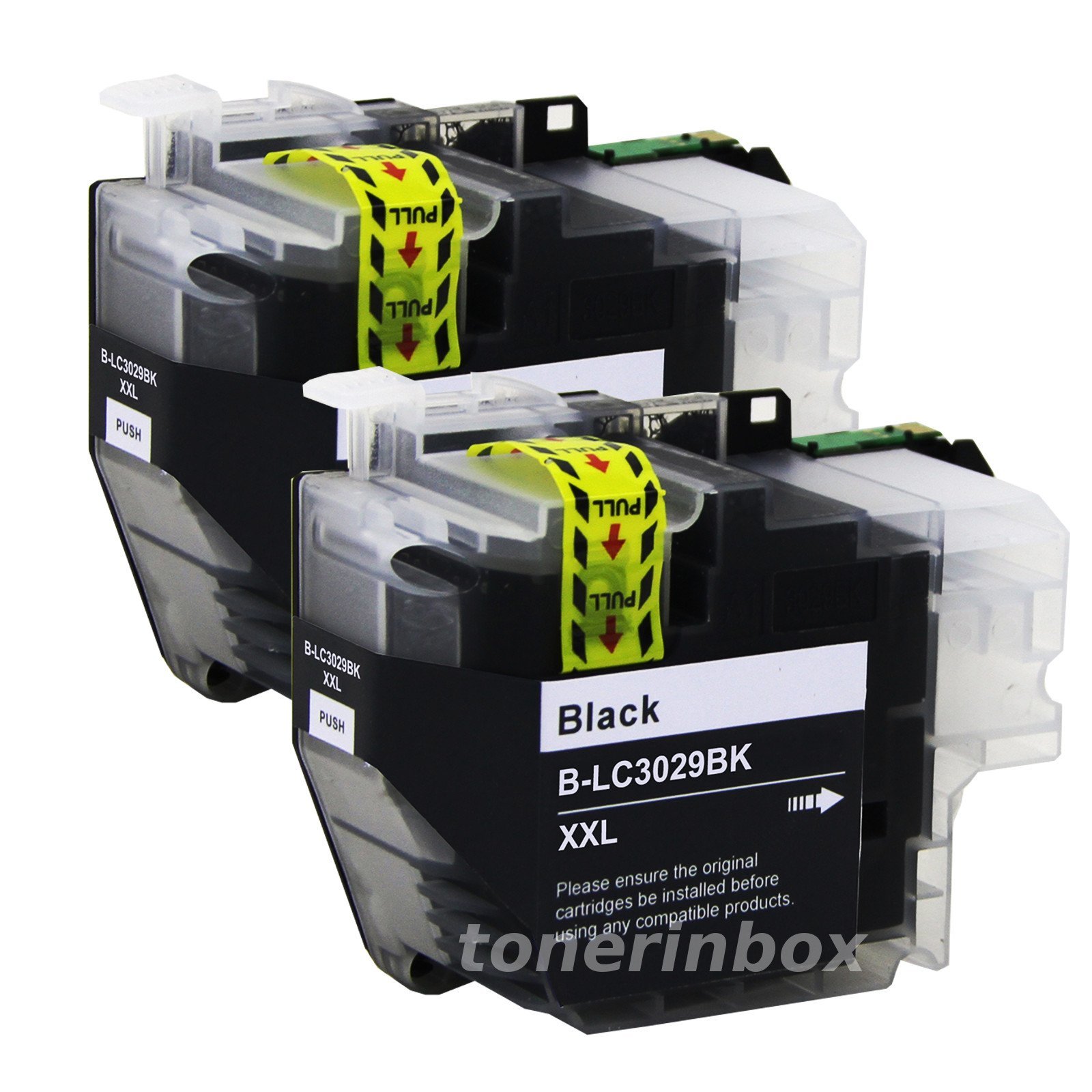 2pk LC3029 XXL Bk Ink Cartridge for Bro MFC-J6535dw J6935dw J5930dw J5830dw