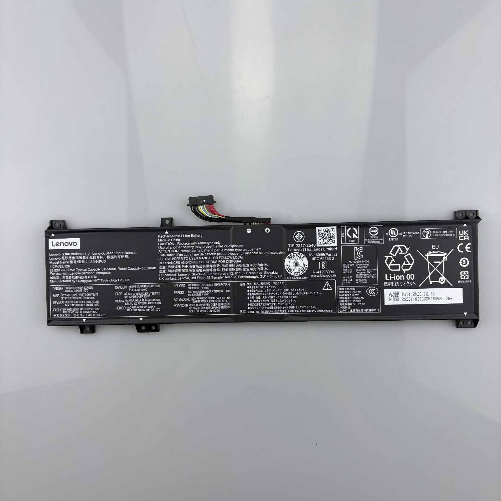 Genuine L24M4PC0 L24N4PC0 Battery for Lenovo Legion Pro 5 16IAX10H 15AHP G10