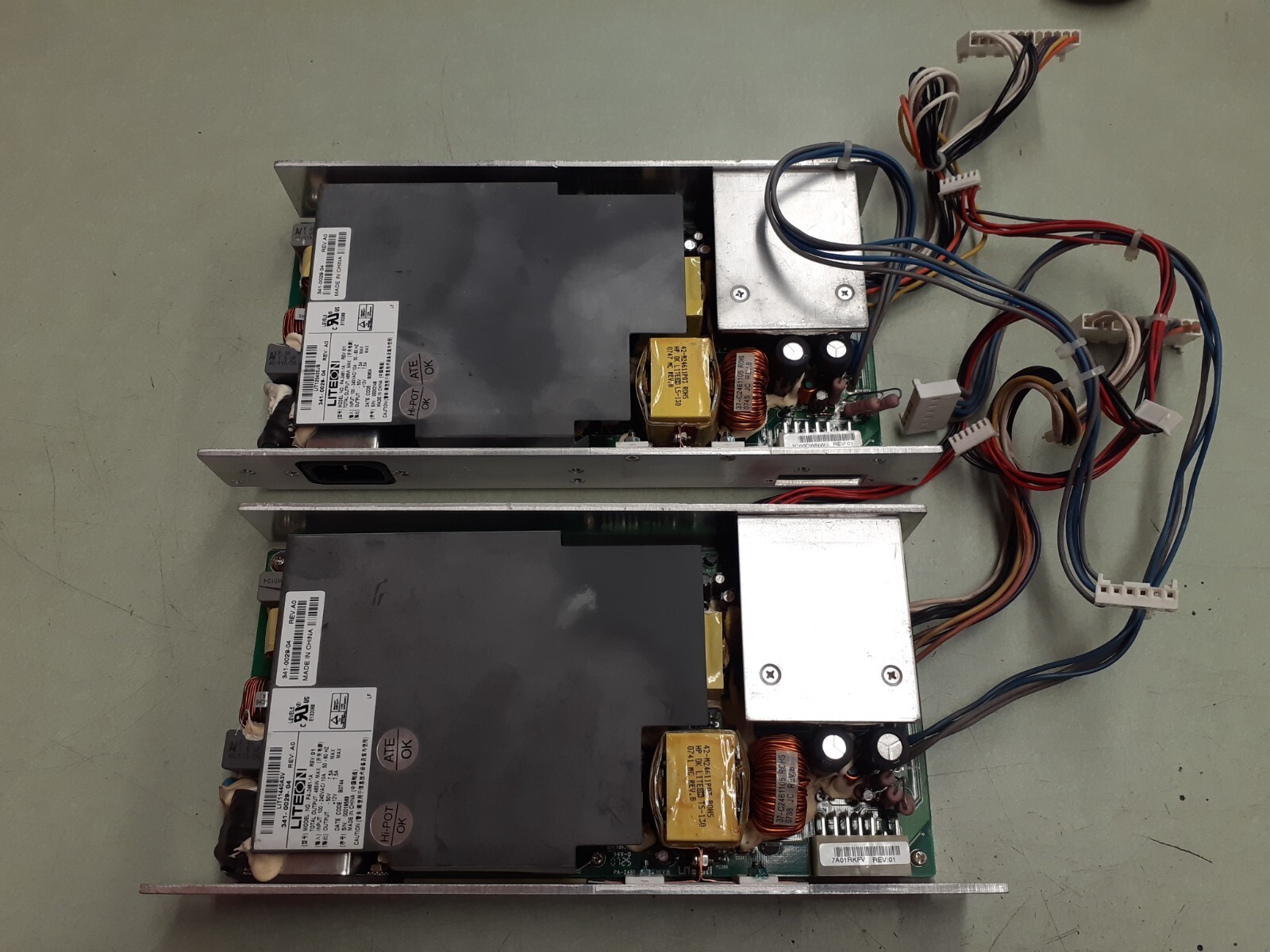 (2) LITEON Cisco 341-0029-04 465W AC POWER SUPPLY PA-2461-1A