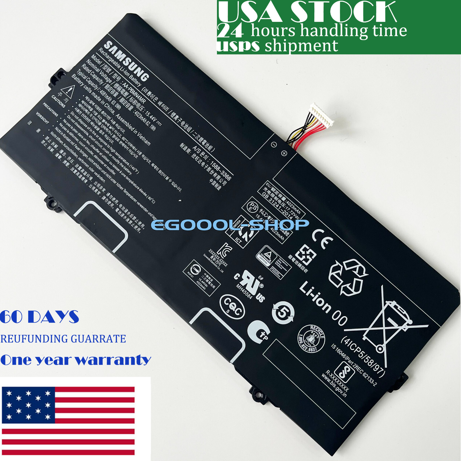 AA-PBMN4MR Genuine Battery Samsung Galaxy Book Pro360 NP930XED NP930XDB NP935XDB