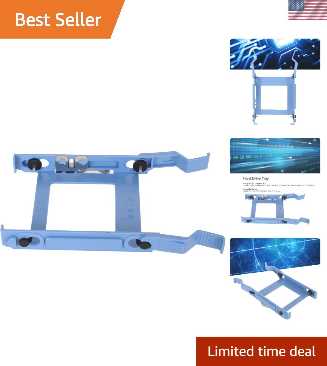 2.5 Inch SAS Hard Drive Tray - Detachable Design for 7050/7060/3050 Servers
