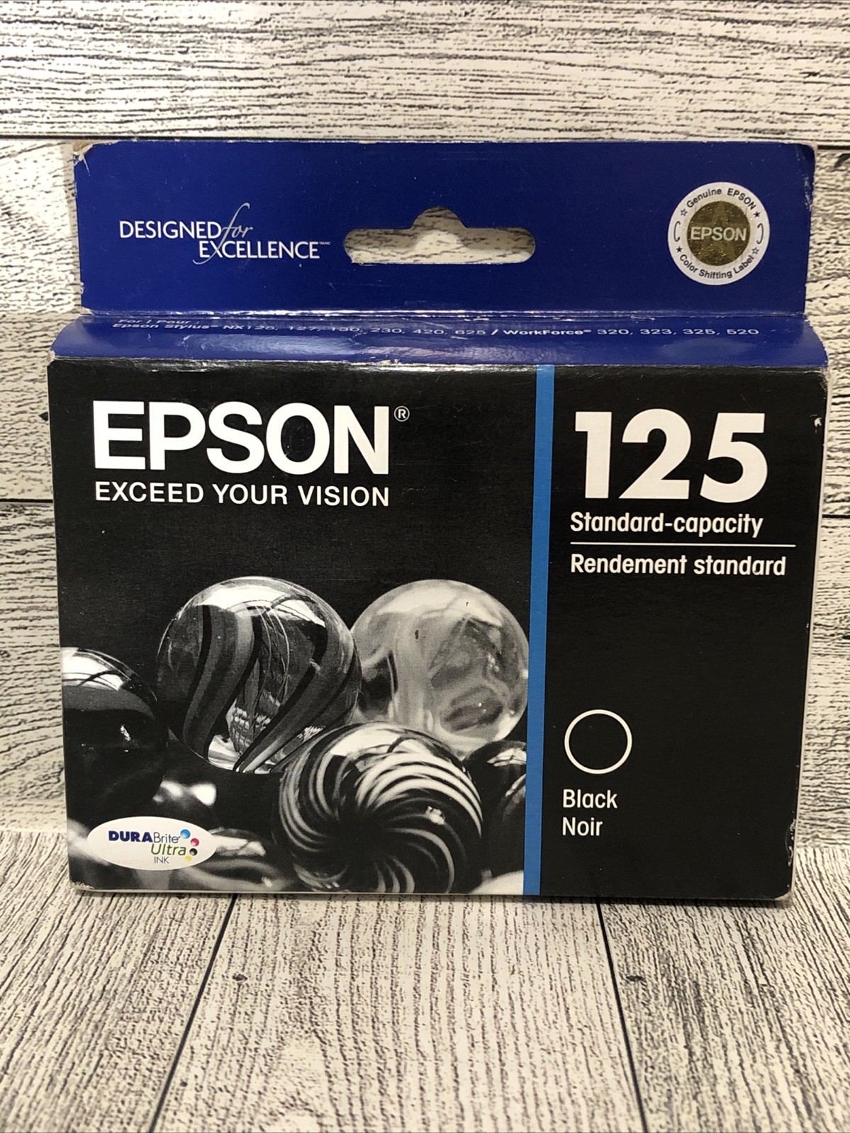 Epson 125 DURABrite Ultra Ink Cartridge - Black [Brand New] Exp Sept 2014