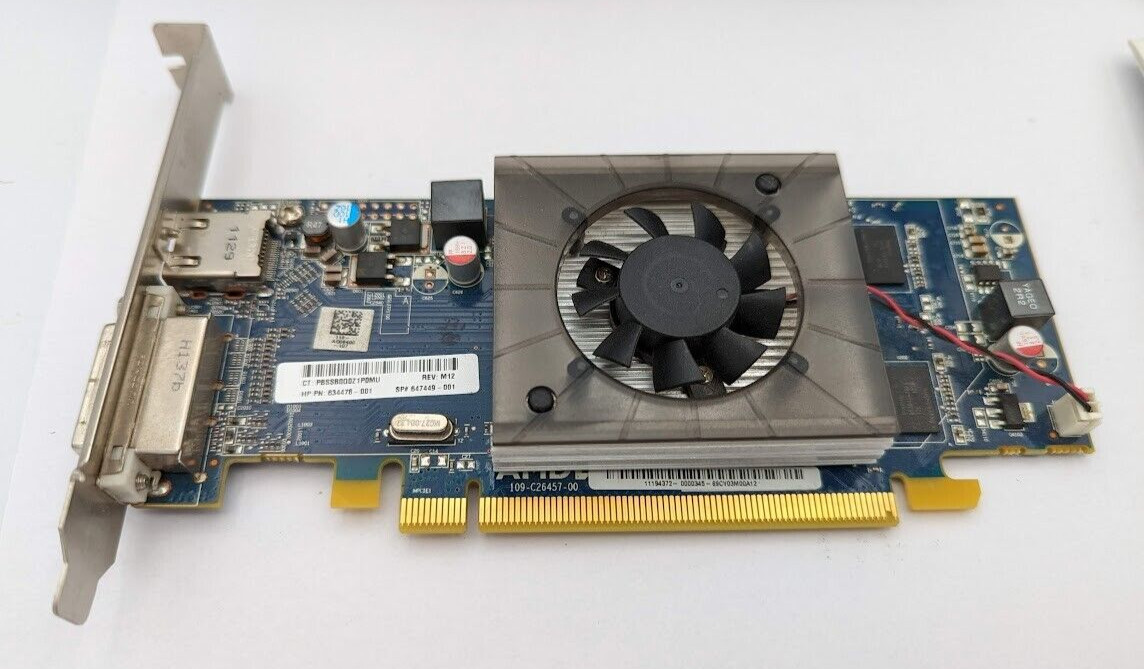 VisionTek Radeon 1GB 6350 DMS59  DVI-I to VGA Adapter Graphics Card Video 900456