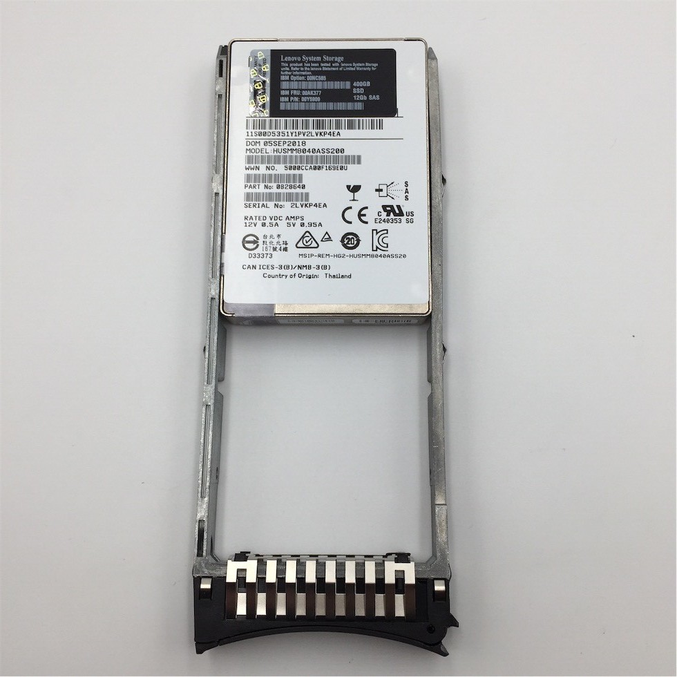 IBM 400GB SSD 12G SAS 2.5 SFF HOT-SWAP FOR V3700 00AK377 00NC585