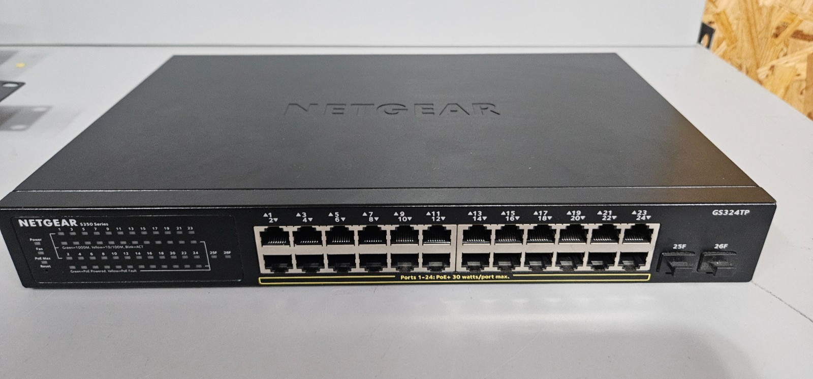 Netgear GS324TP  S350 Series 24-Ports Smart Managed POE Pro Switch