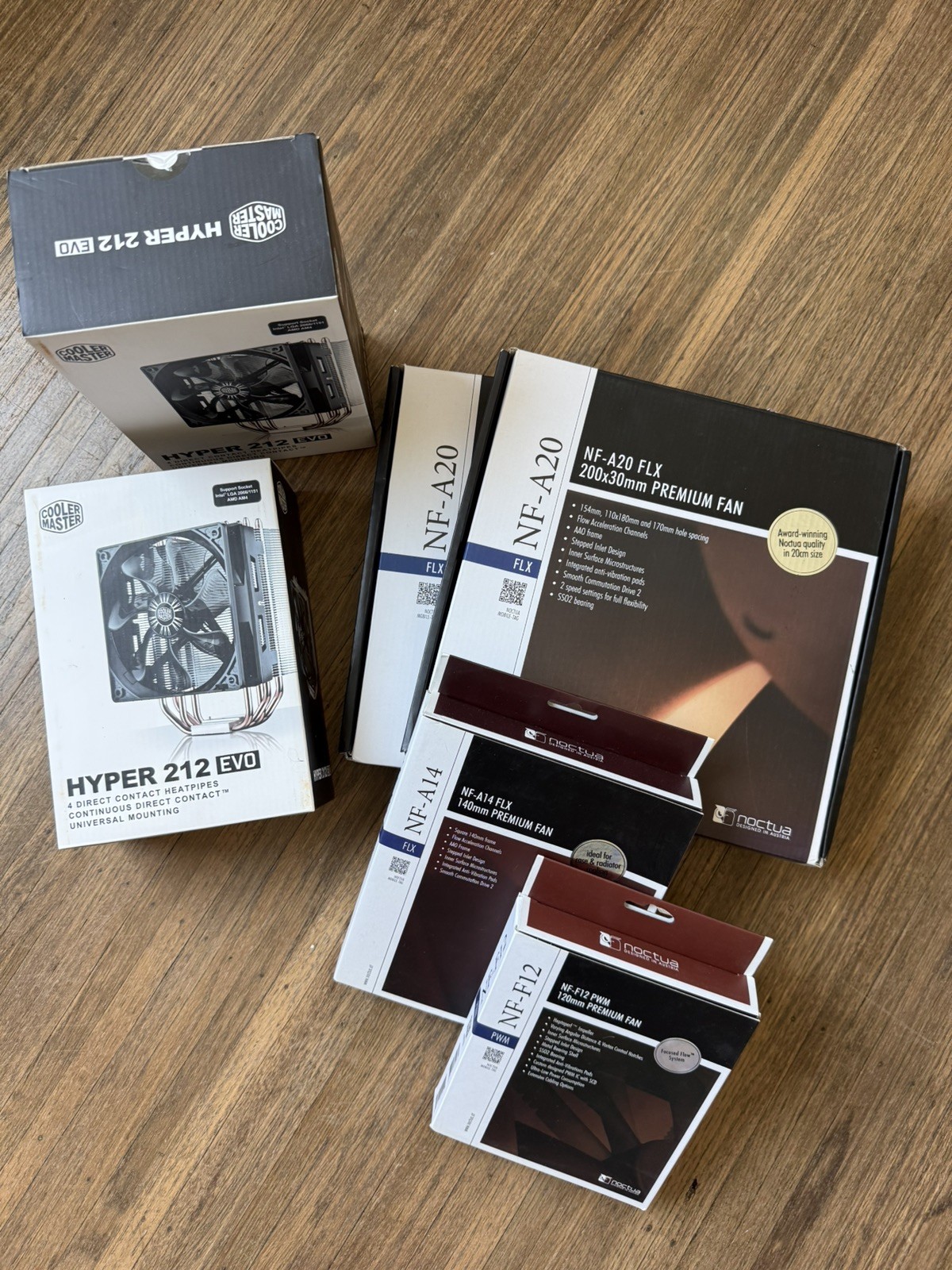 NEW PC Cooling Bundle – Noctua + Cooler Master – 6 Pieces