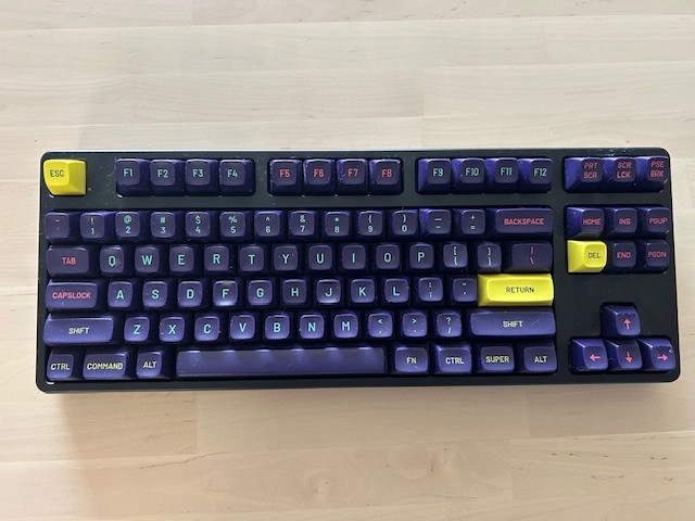 Drop CTRL + MiTo MT3 Cyber Custom Keycap Set Cherry Blue RGB Mechanical switches