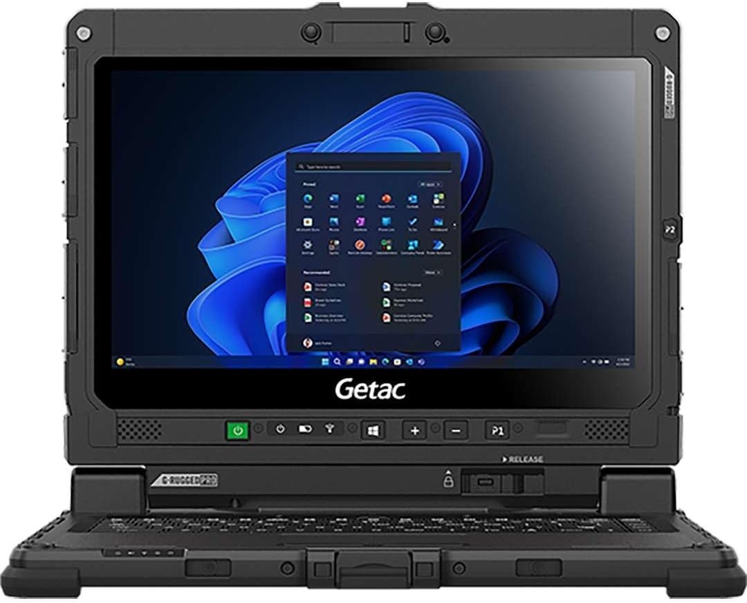 Getac K120 2-in-1 Rugged Laptop 12.5" Touchscreen i7-8550U 16GB 256GB Win 11 Pro
