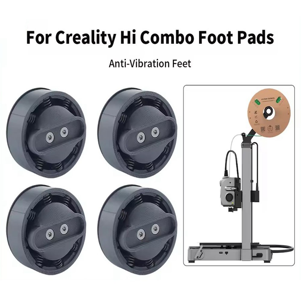 4pcs Anti-Vibration Foot Pads For Creality Hi Combo 3D Printer Accessories