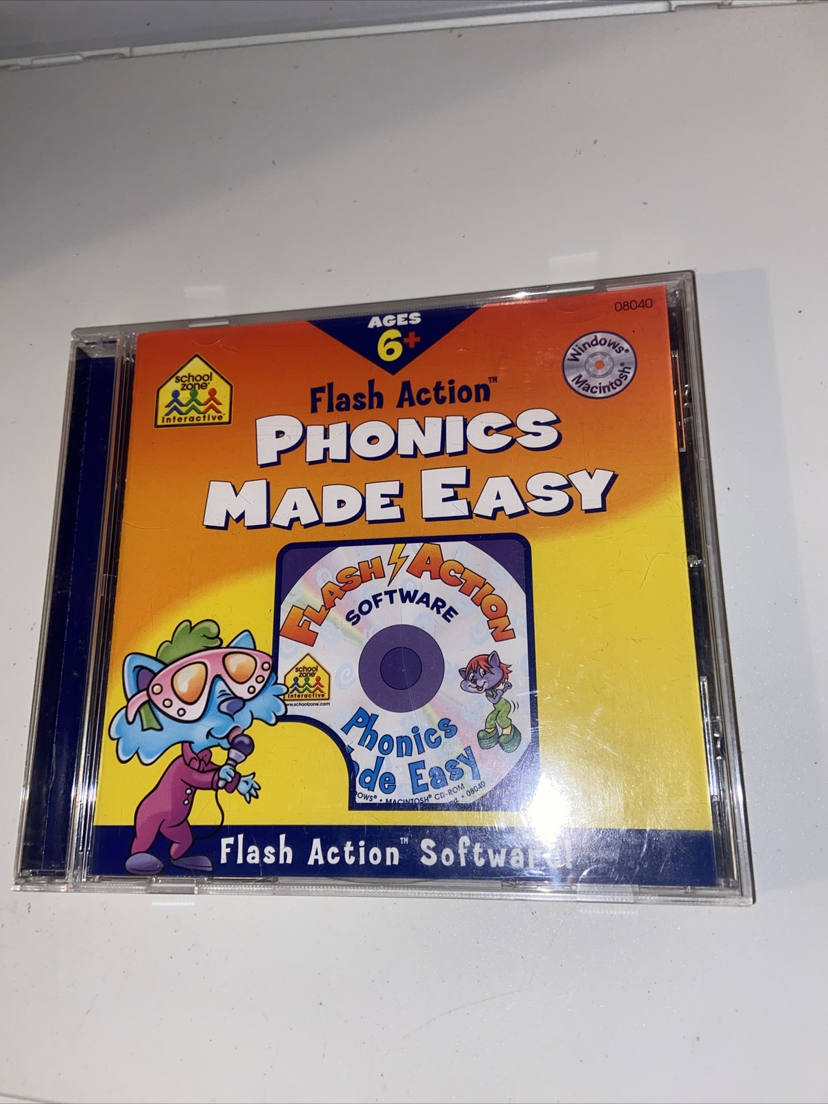 Flash Action Phonics Made Easy CD Used Free Postage