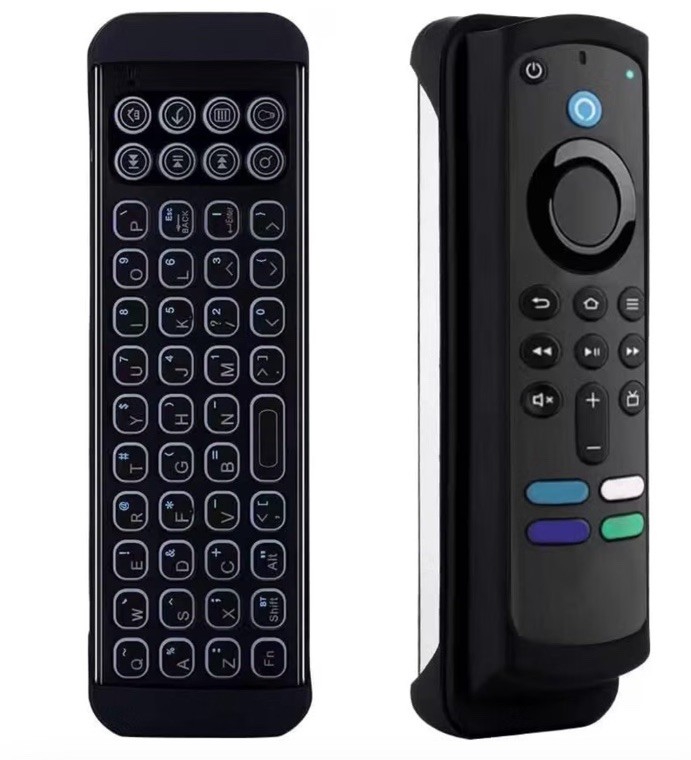 iPazzPort Mini Bluetooth Keyboard Wireless with Remote Case For Amazon Firestick