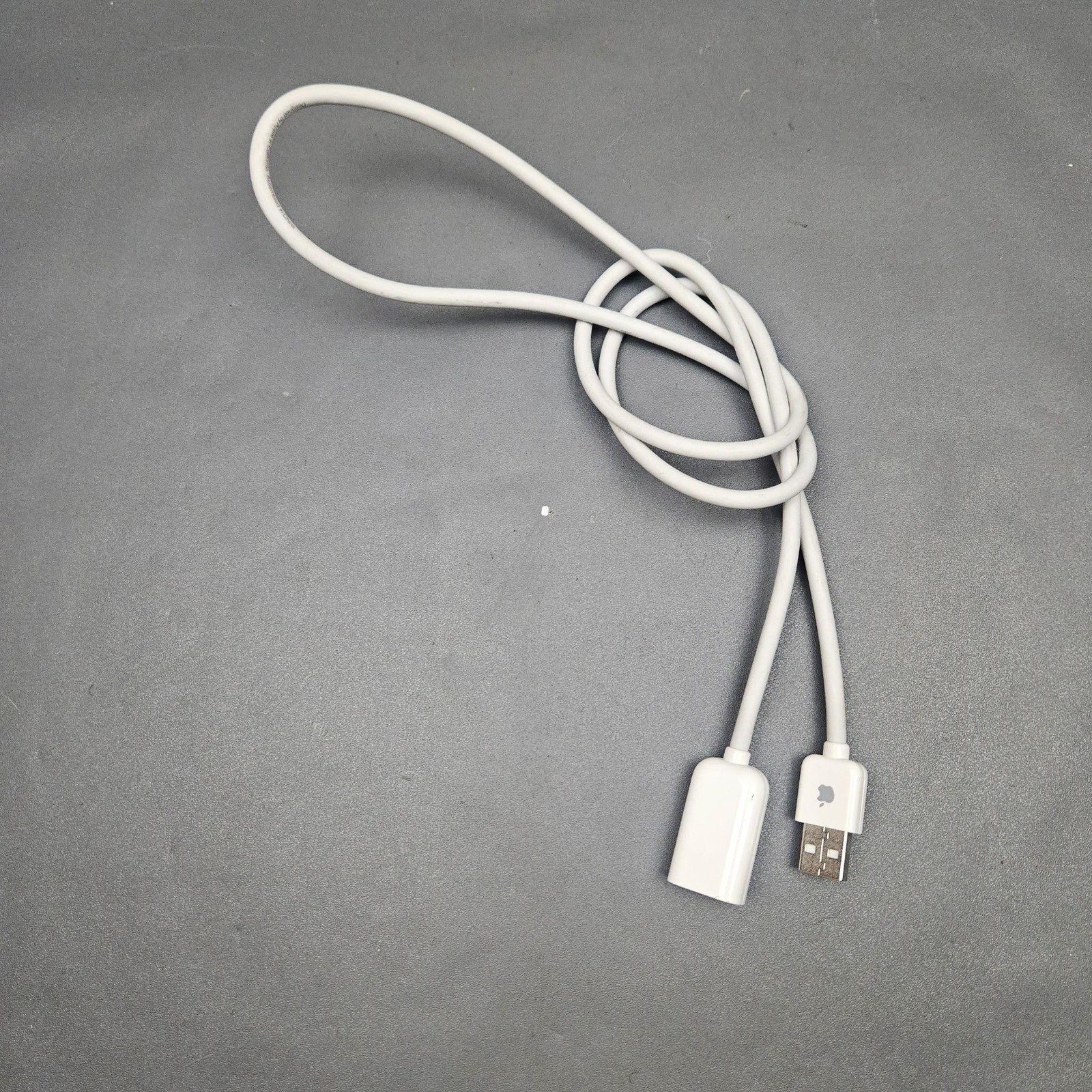 Apple White USB Extension Cable USB Male To Female Round Data Adapter Cord
