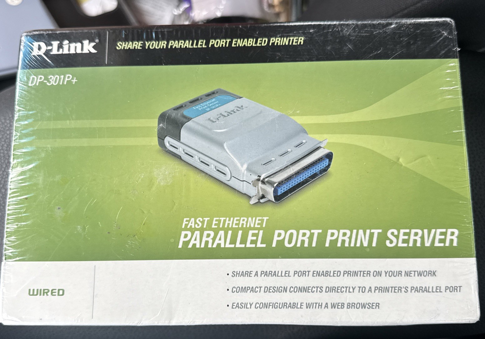 D-Link DP-301P+ Fast Ethernet Parallel Port Print Server SEALED BRAND NEW