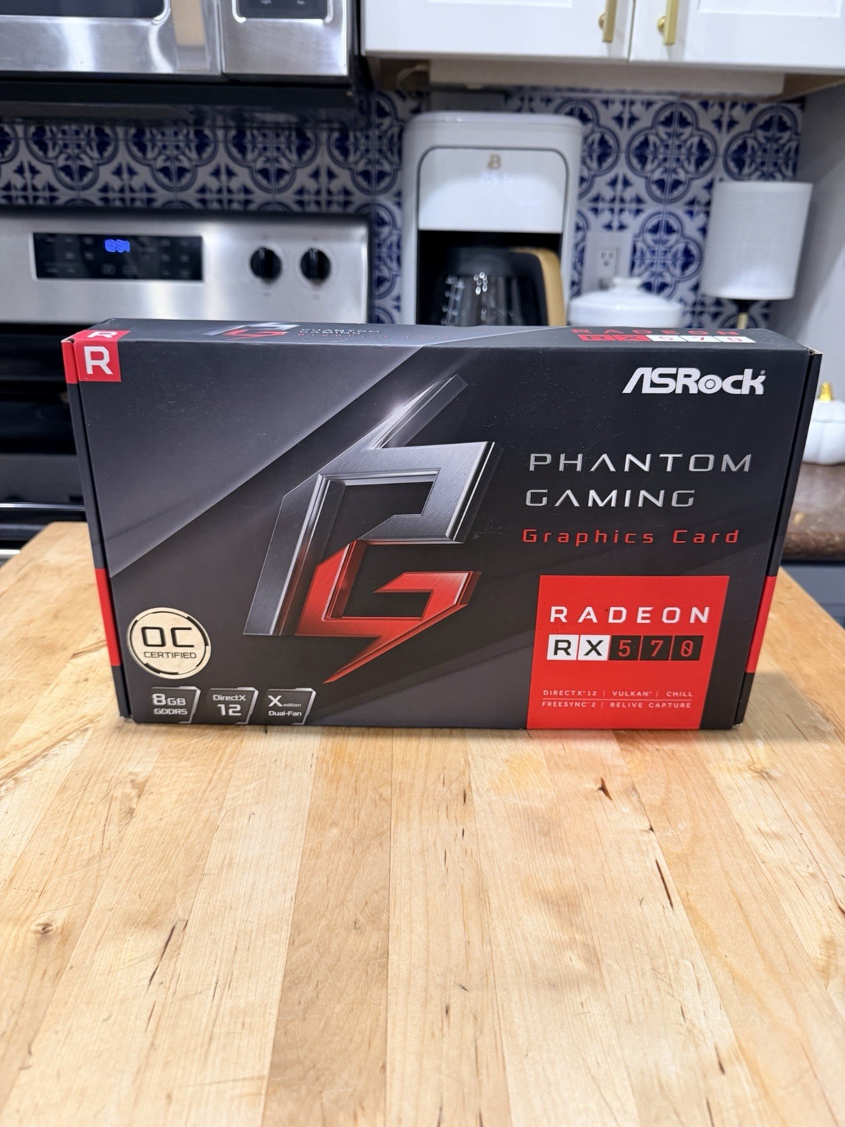 ASRock Phantom Gaming AMD Radeon RX570 8G Graphic Card