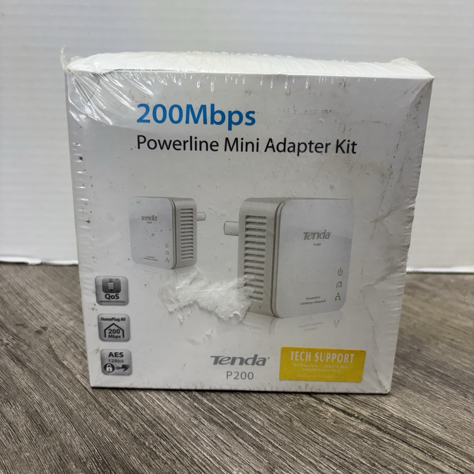 Tenda P200 Powerline Mini Adapters Up to 200Mbps PLC Adapters -