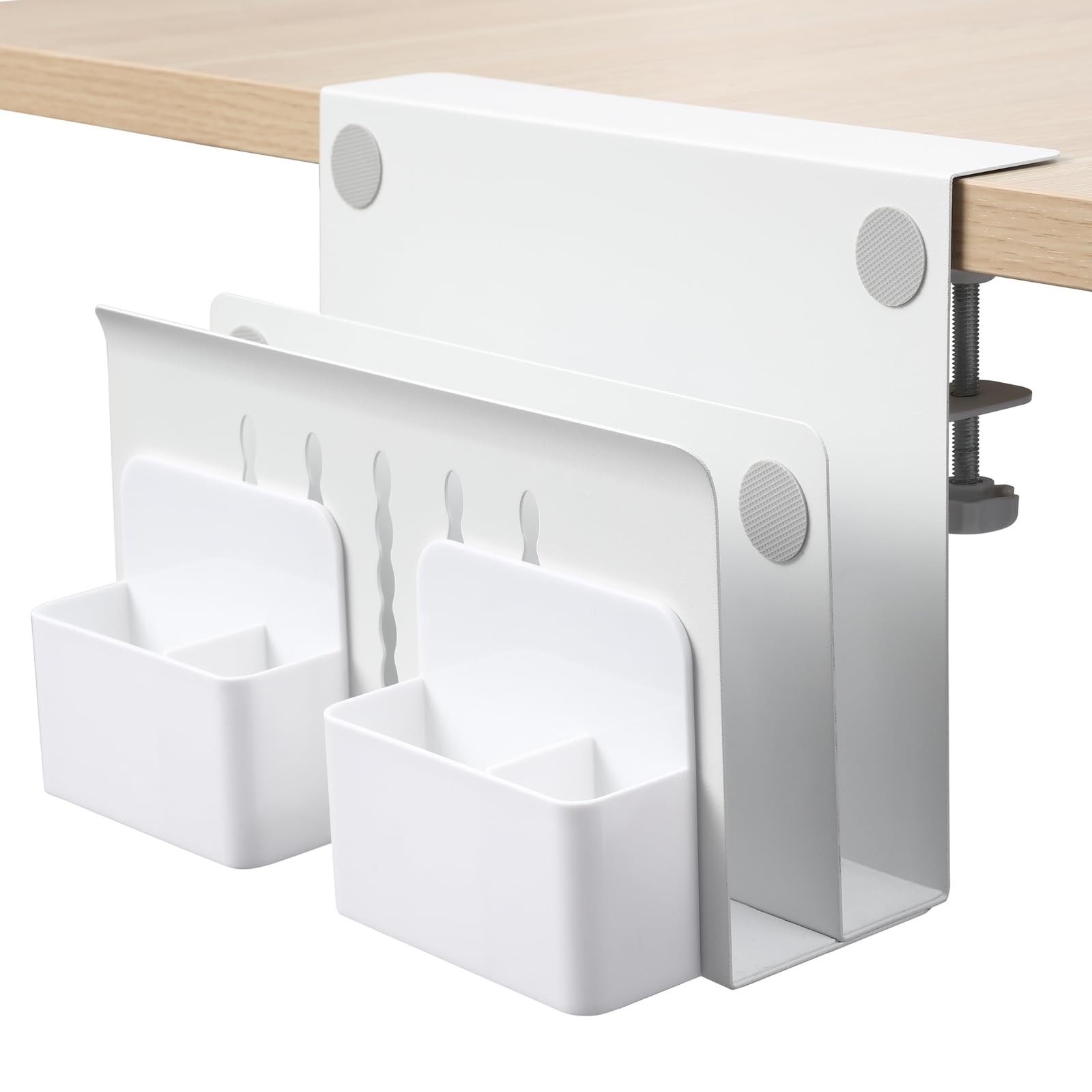 Desk Side Storage, Under Desk Laptop Mount, Table Side Hanging File Organizer