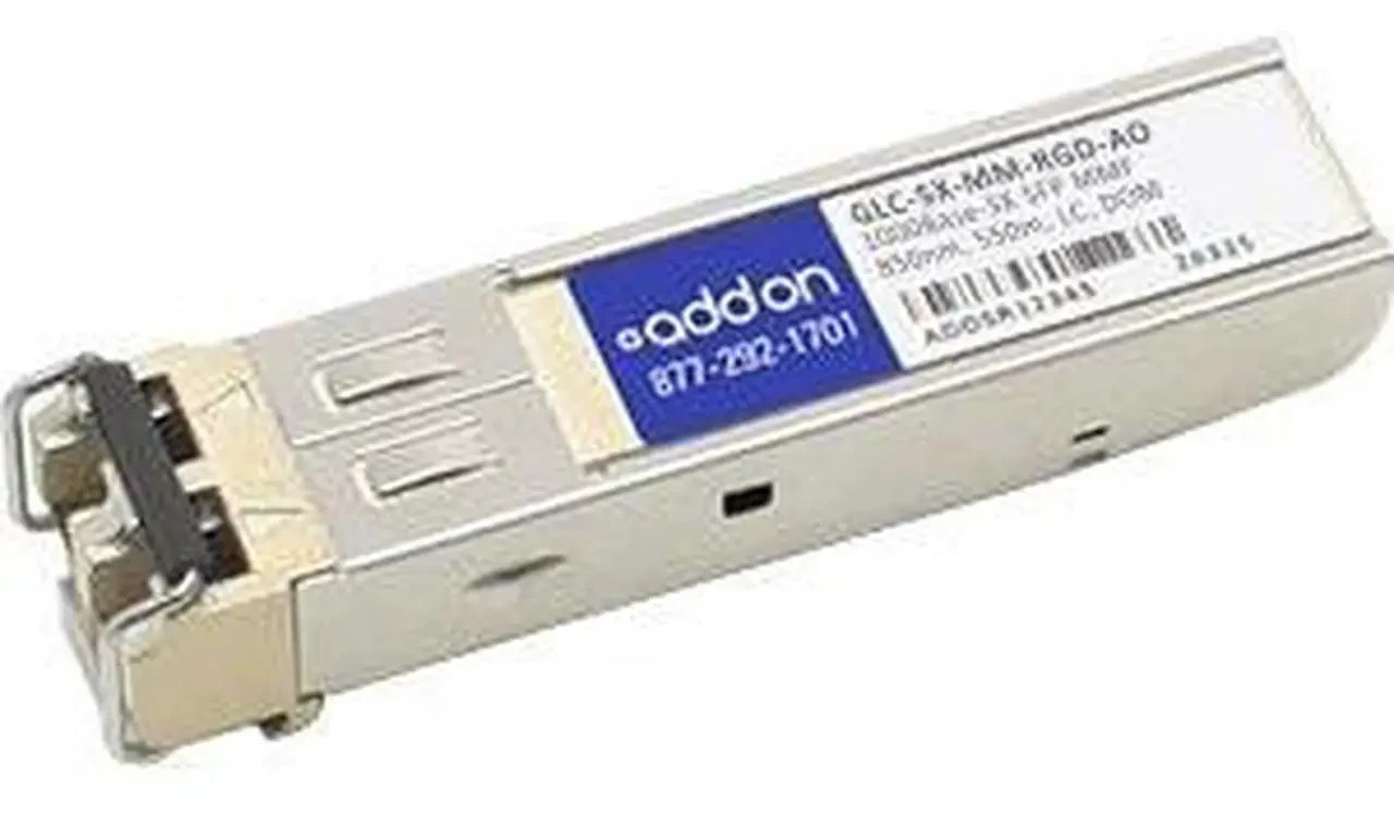 ADDON NETWORKS  850NM 550M LC TRANSCEIVER MODULES Model GLC-SX-MM-RGD-AO