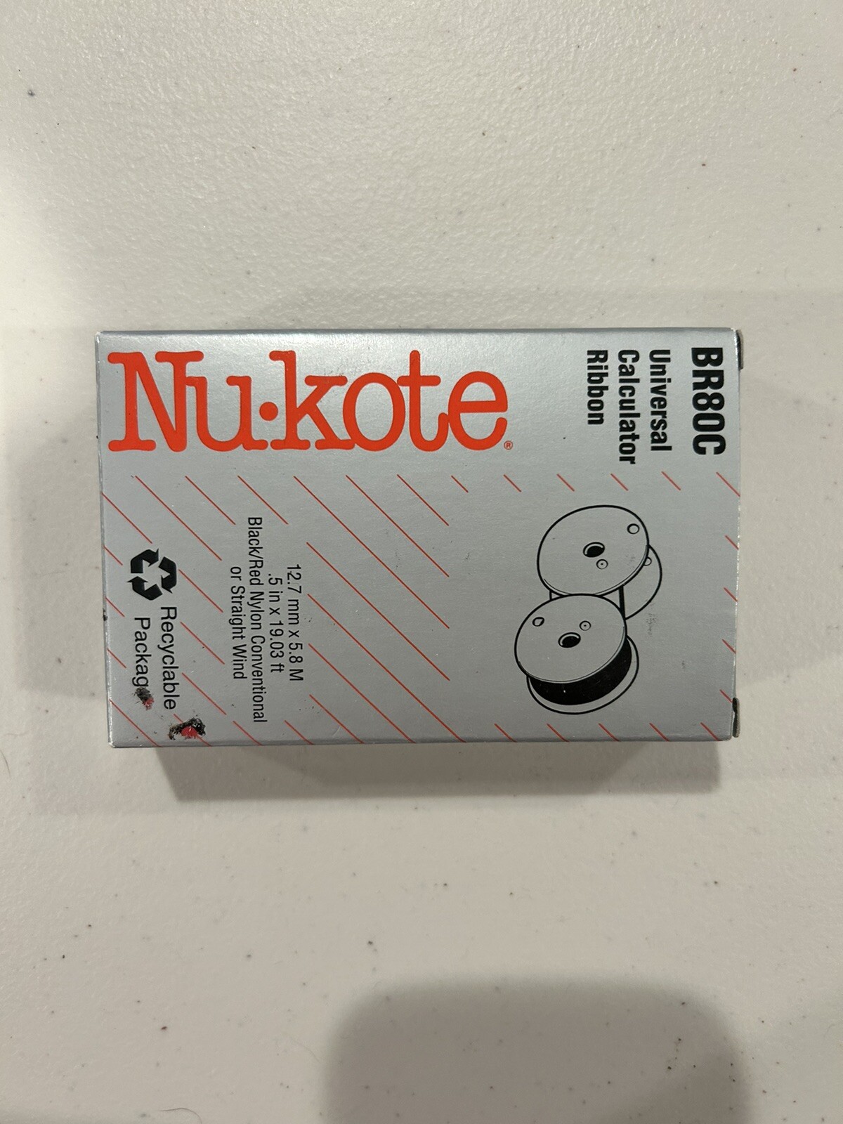 Nu-Kote BR80C-6 Universal Calculator Ribbon