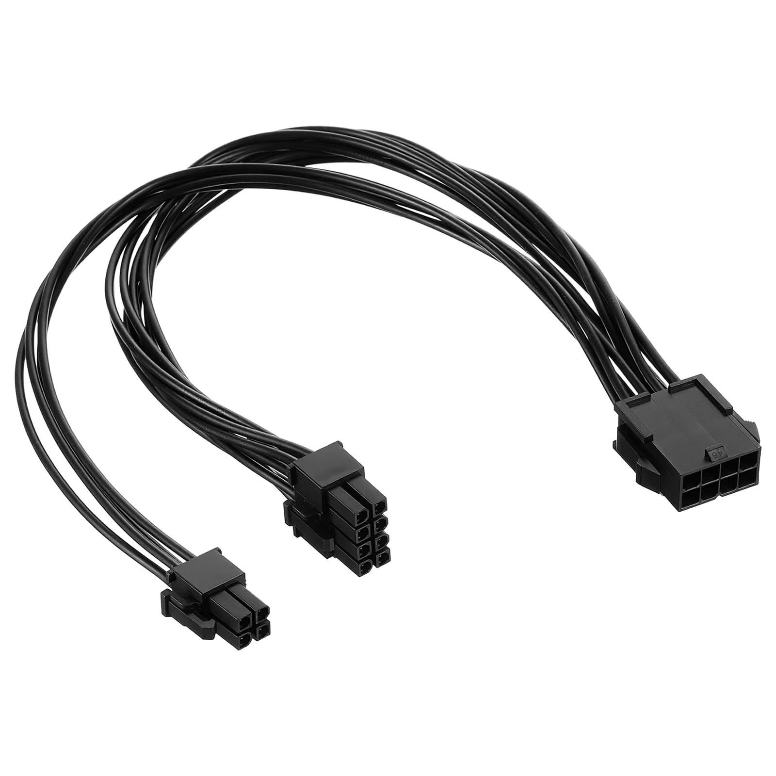 EPS 12V 8 Pin Female To ATX 8/4 Pin Male Power Extension 11.8 Inch CPU Black