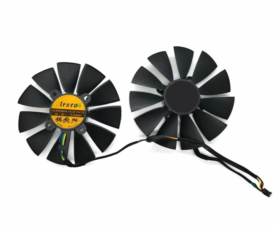 95mm Original ASUS STRIX GTX970 R9 380 Dual Fan 5Pin FD10015H12S T129215SU 
