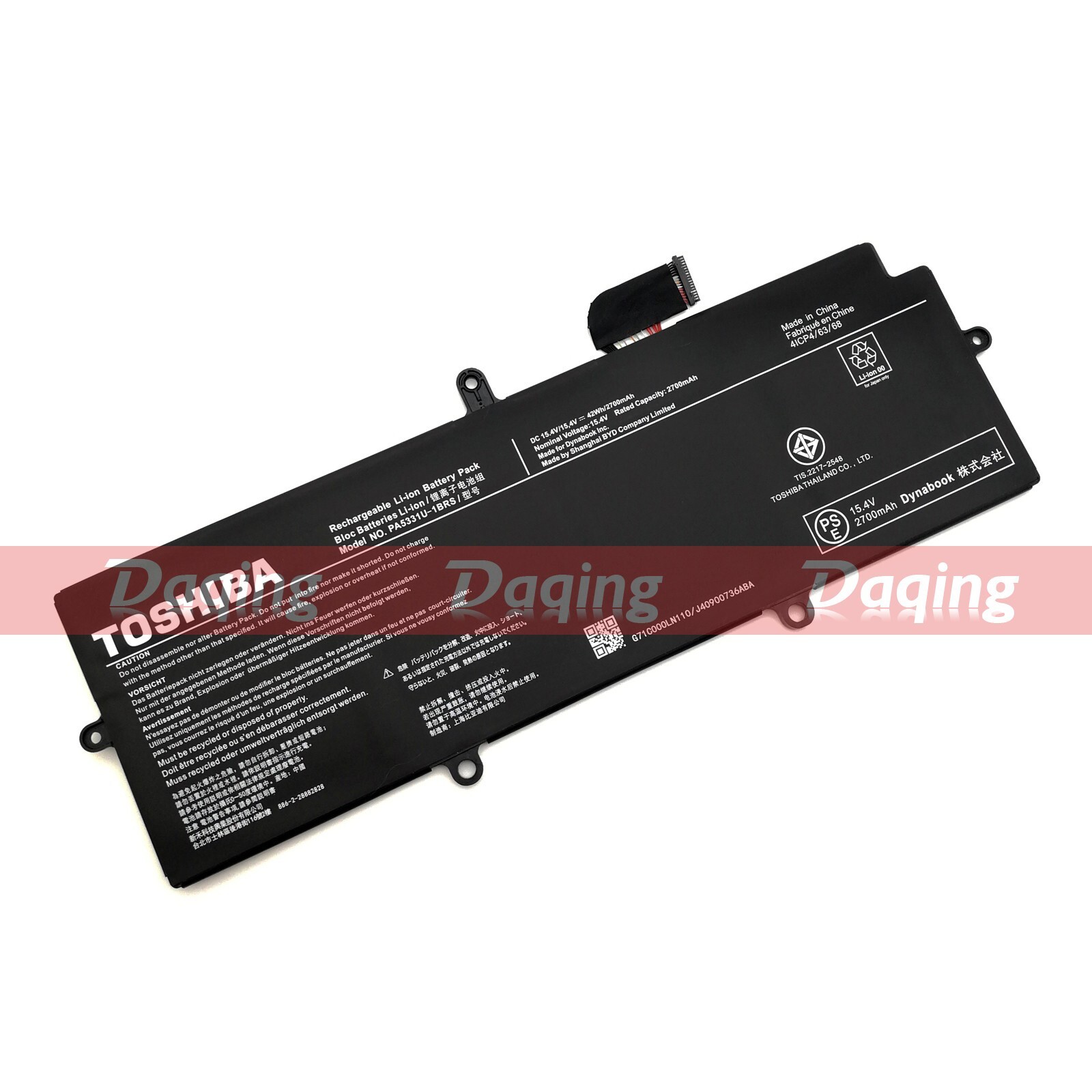 New Original PA5331U-1BRS Battery for Toshiba Dynabook Portege A30-E Tecra A40-E