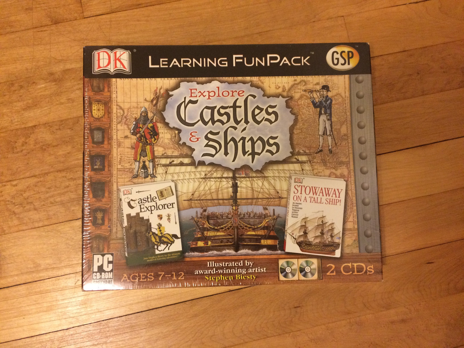 dk funpack explore castle and ships learning fun pack NIP
