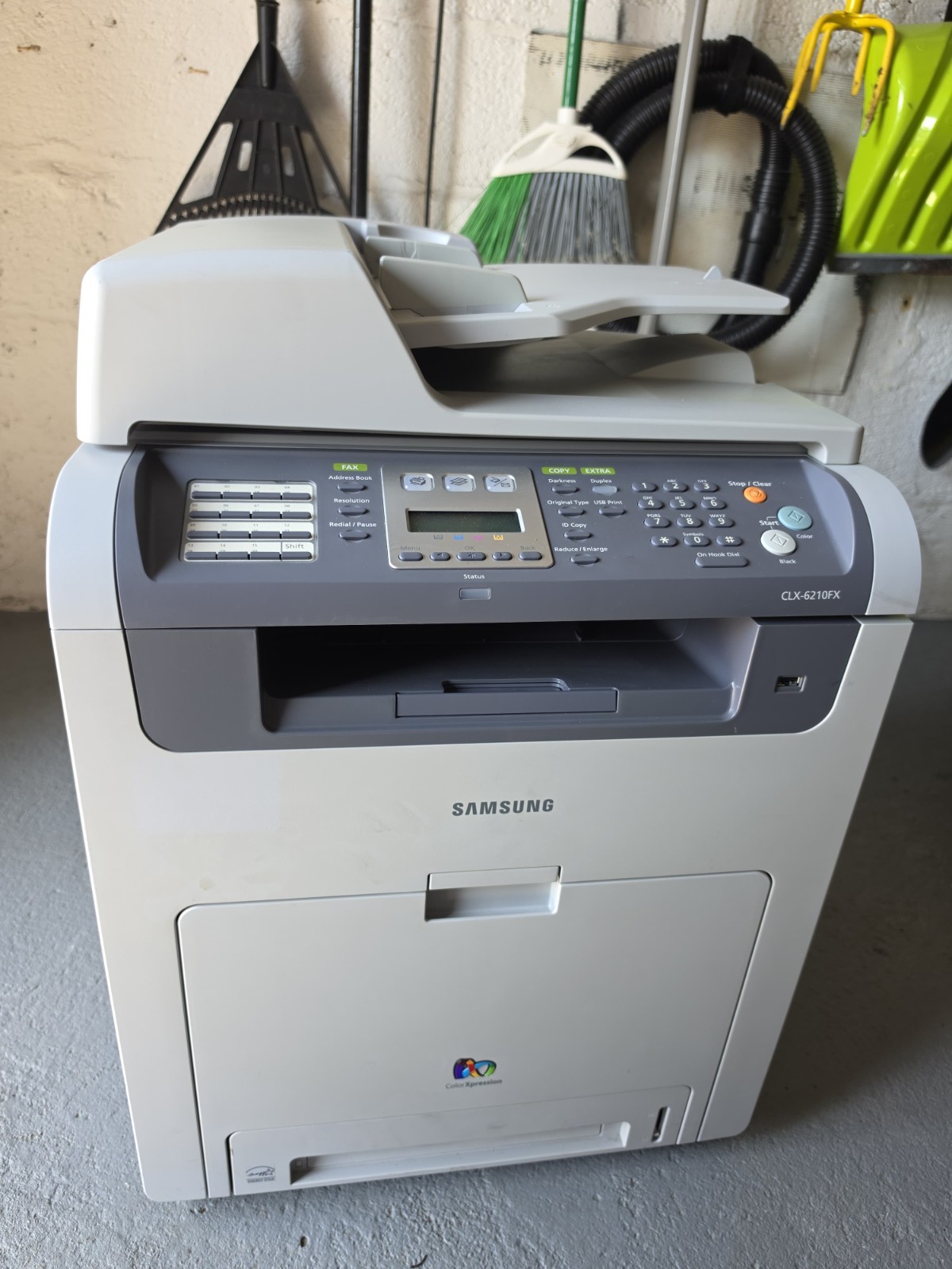 SAMSUNG CLX-6210FX Col Color Laser Print, Copy and Fax.  