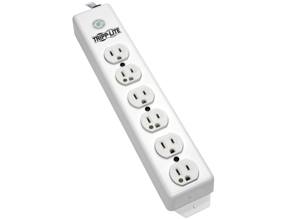 Tripplite PS-415-HG-OEM - Power Strip, Medical-Grade, 15 Ft, For Patient-Care