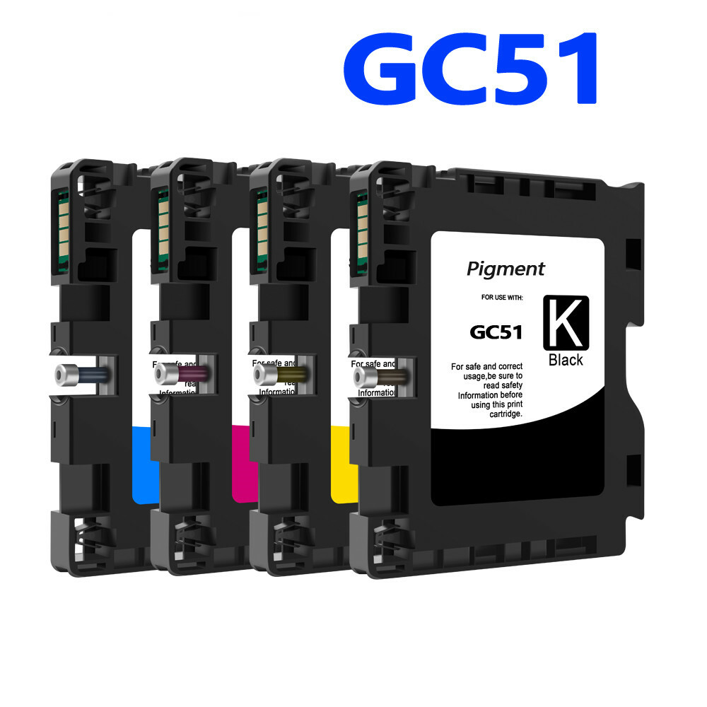 GC51 Sublimation Ink Cartridge  for Ricoh SG3210DNW Printer 4colors/set