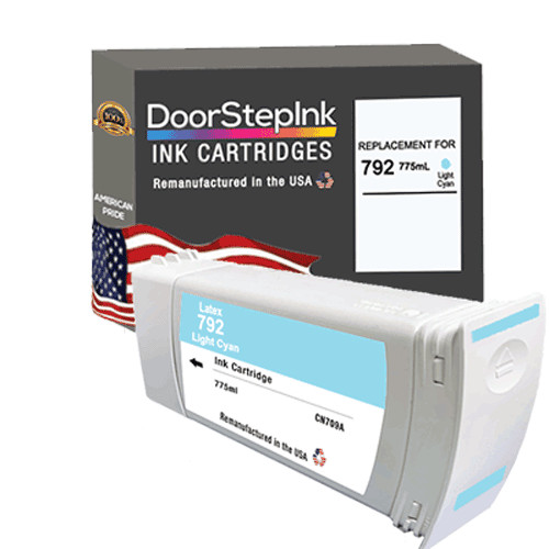 DoorStepInk Compatible Ink Cartridges For HP 792 Light Cyan CN709A-USA