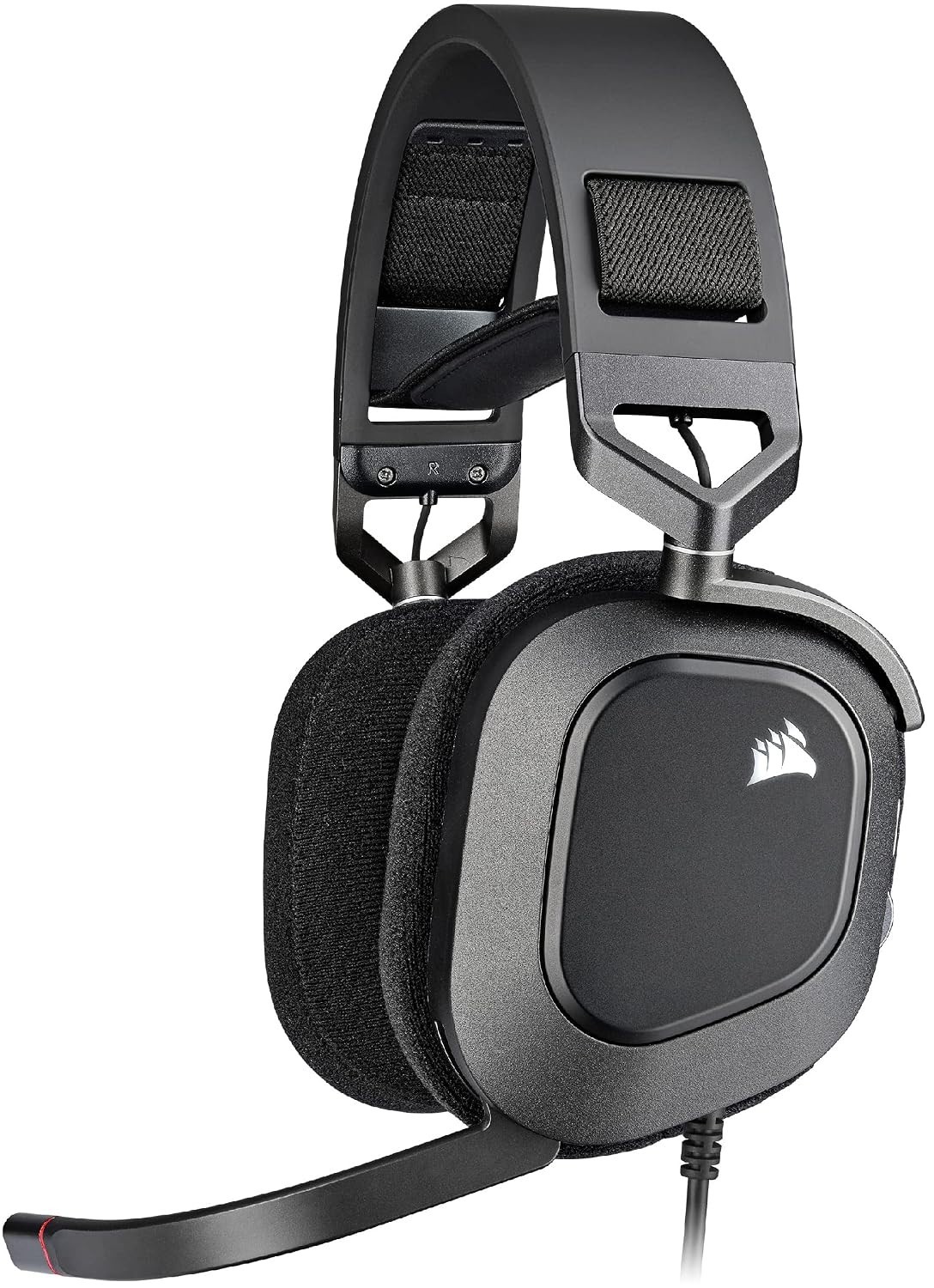HS80 RGB USB Gaming Headset with Broadcast Microphone & Memory Foam Comfort