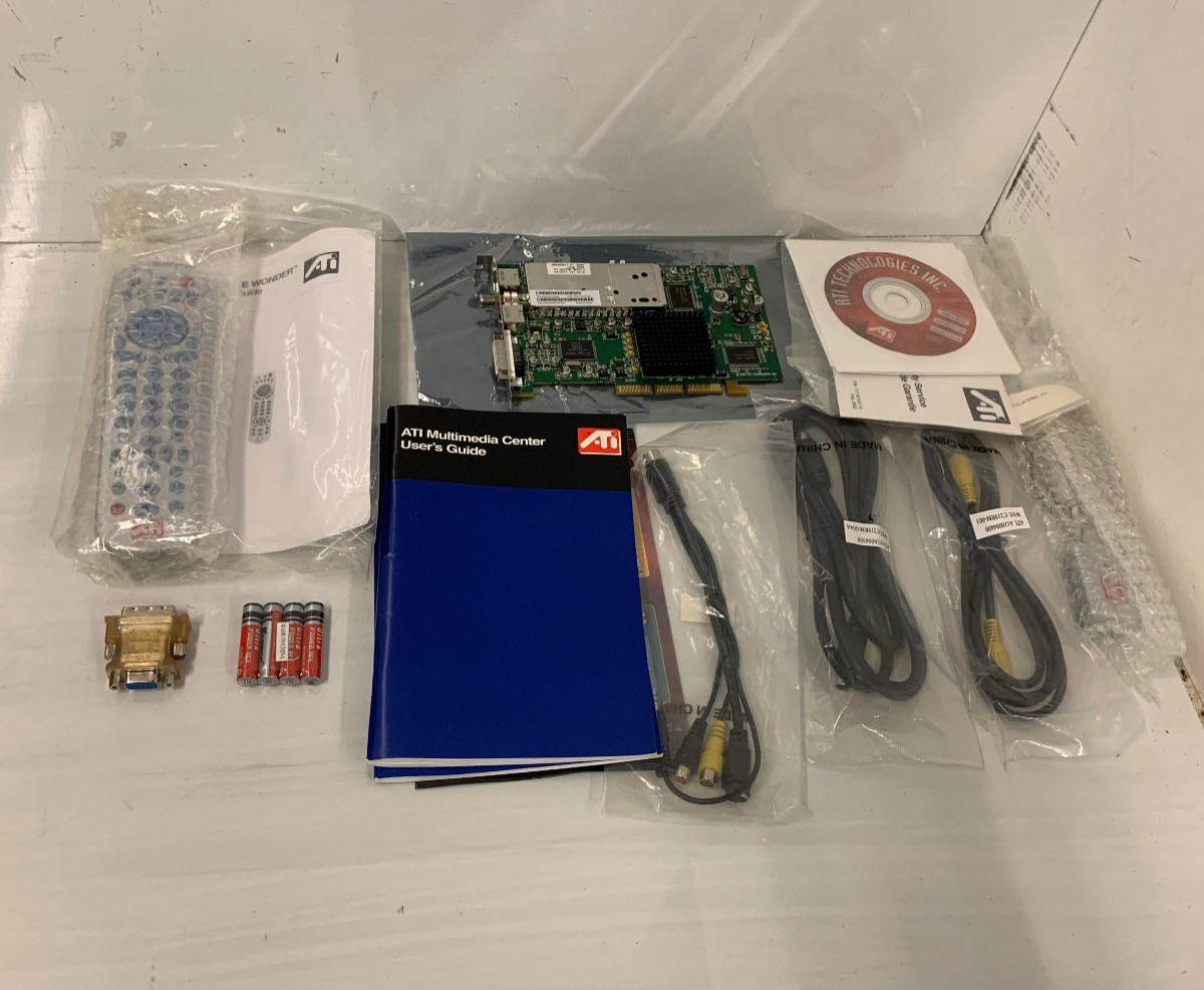 ATI All-In-Wonder Radeon 7500 64MB DDR AGP Graphics TV Tuner Card 100-711011