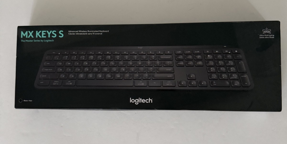 New Logitech MX Keys S Advanced Wireless Illuminated Keyboard 920-011406