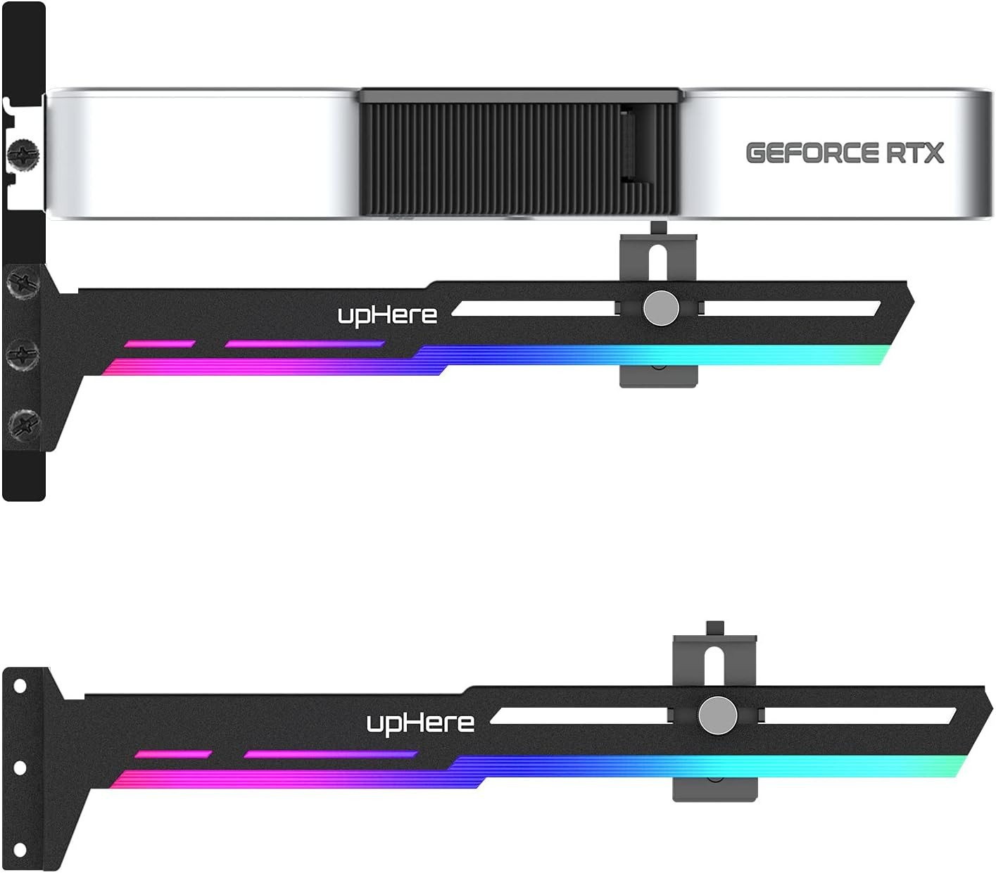 Uphere 5V 3PIN ARGB GPU Brace Support with Adjustable Length and Height