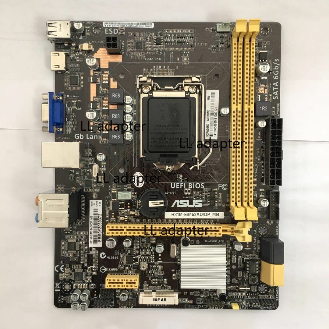 For ASUS H81M-E/M52AD/DP_MB Motherboard LGA1150 M-ITX 100% Tested Working