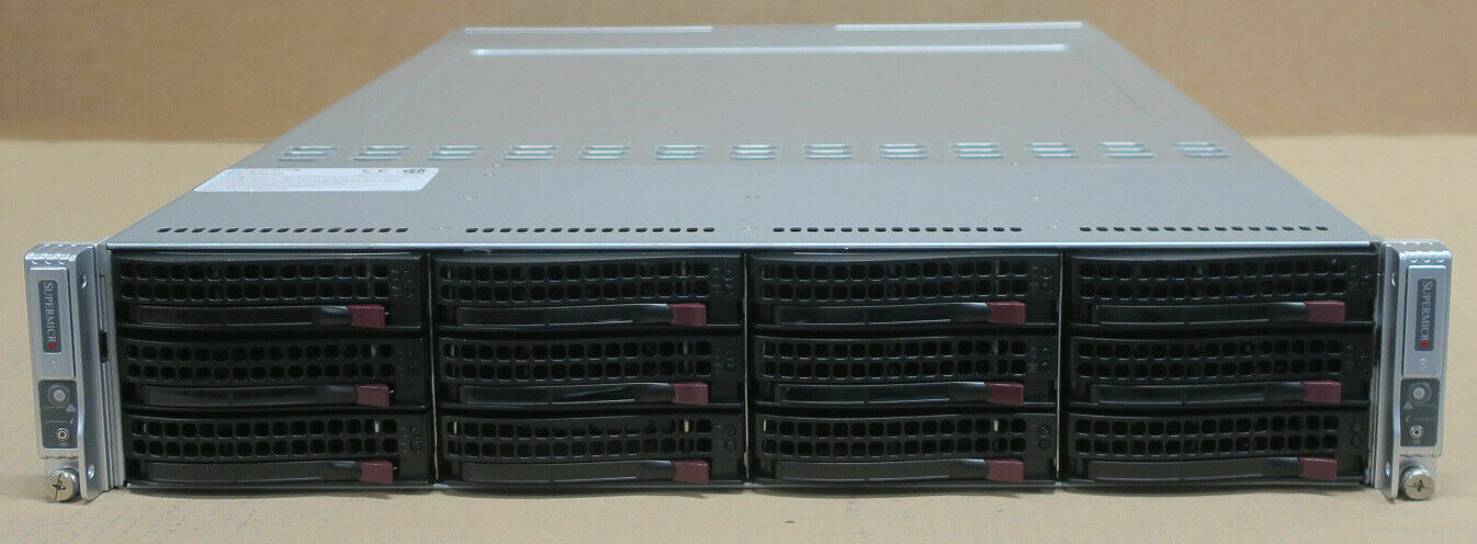 Supermicro SuperServer 6028TR-DTR 2-Node Server X10DRT-H CTO v3 v4 0P 0MEM