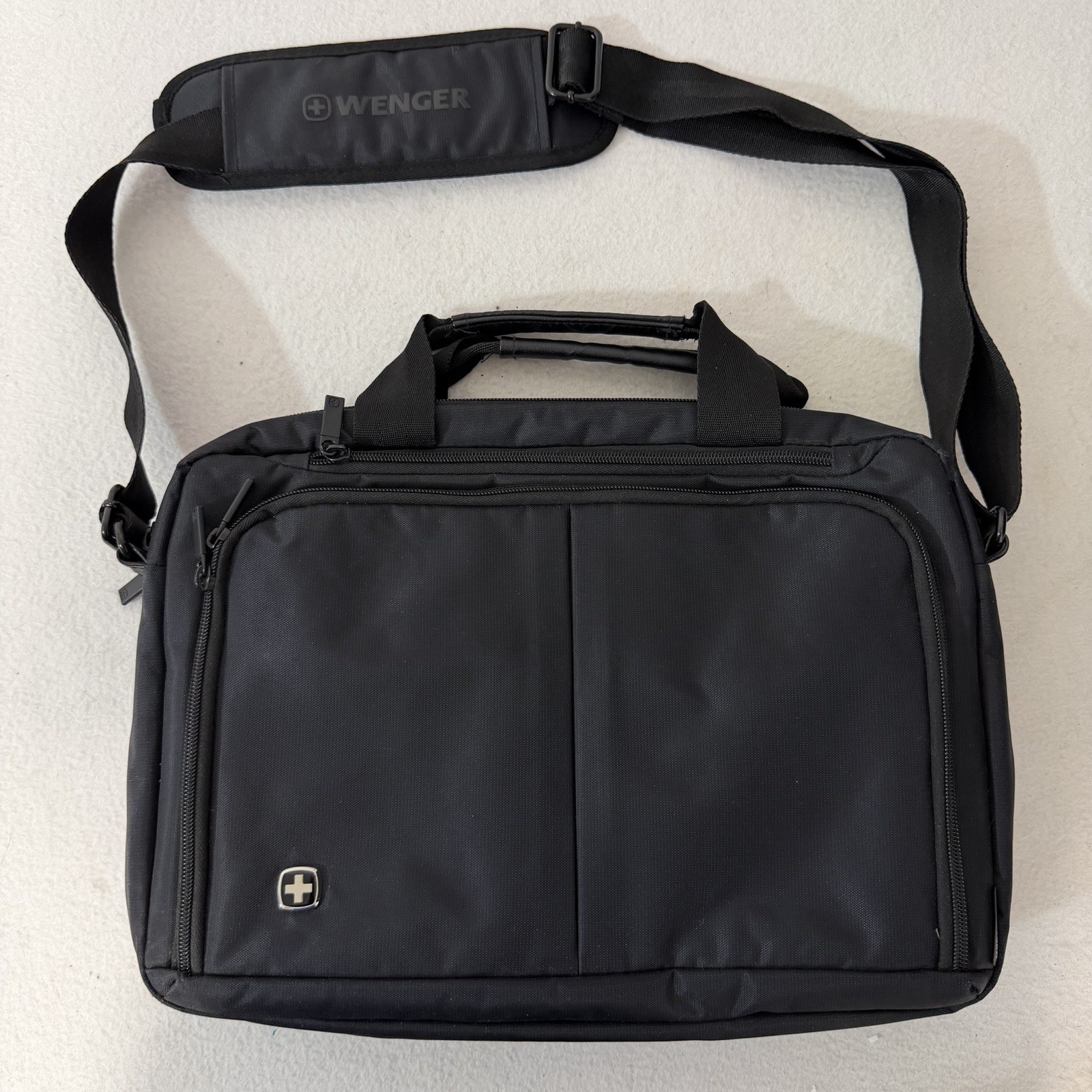 Wenger Swiss Gear Source Laptop Briefcase Tablet Pocket Black Carry On