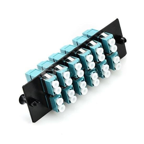 PANDUIT FAP12WAQDLCZ Compatible Fiber Adapter Panel 12 LC Duplex OM3-936