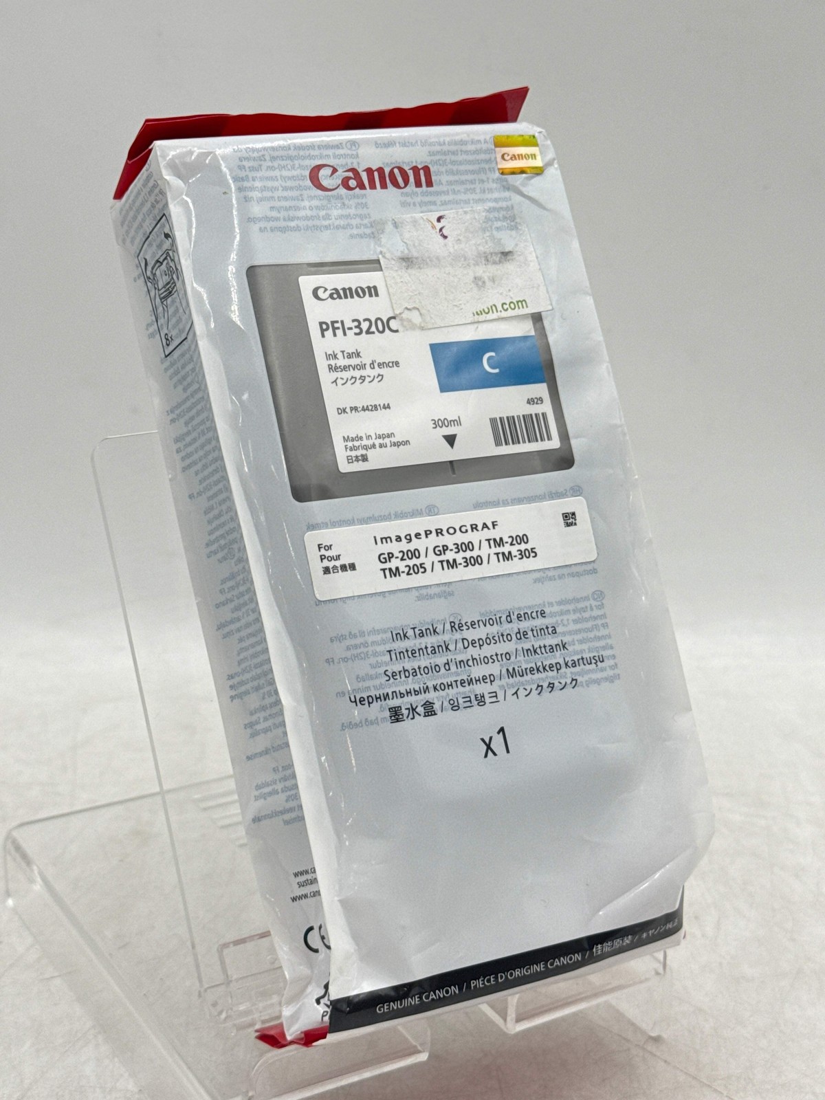 Canon PFI-320C Cyan Ink Tank 300mL TM Series - Brand New