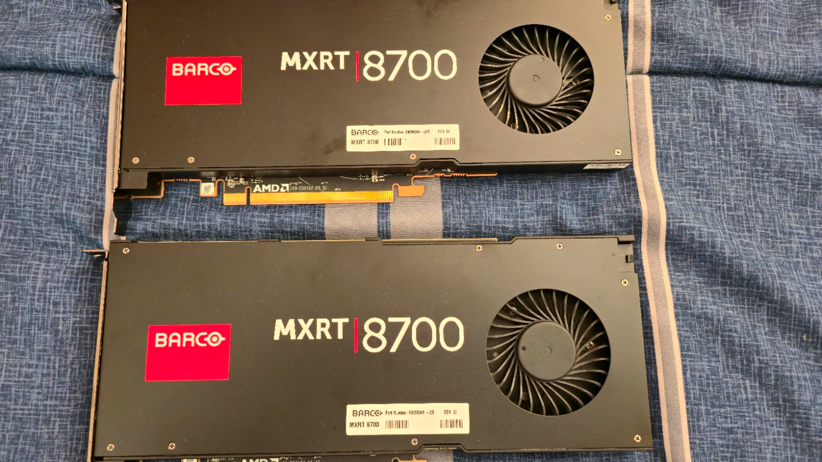 Barco MXRT 8700 AMD PCI Express Graphics Card Lot of 2