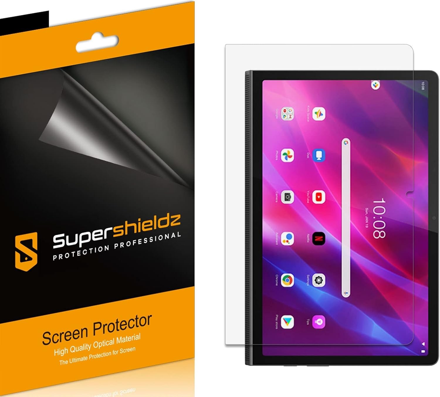 3 Pack Designed for Lenovo Yoga Tab 11 Screen Protector, High Definition Clear S