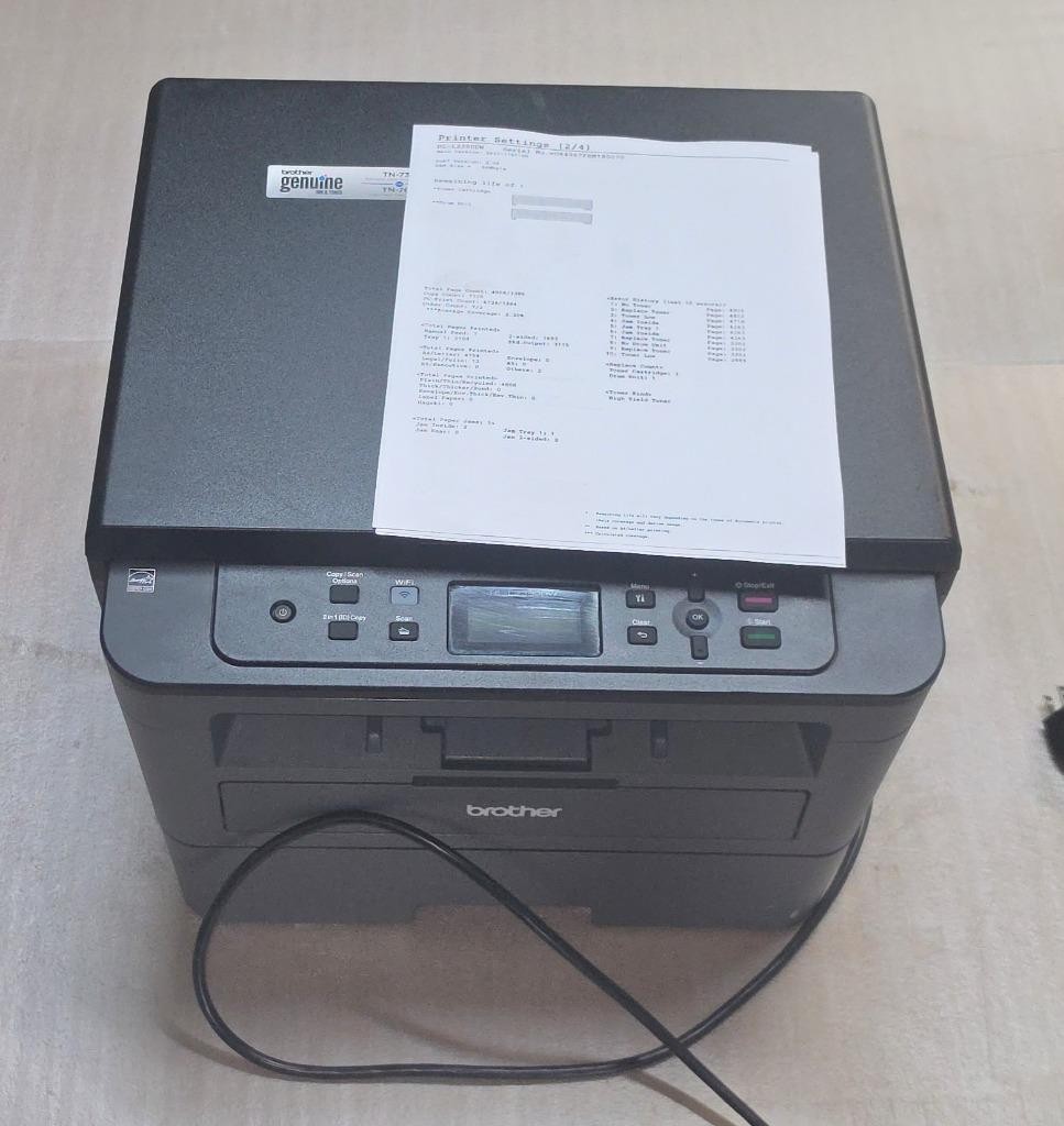 Brother HL-L2390DW Compact Monochrome Laser Printer NEW DRUM/TONER