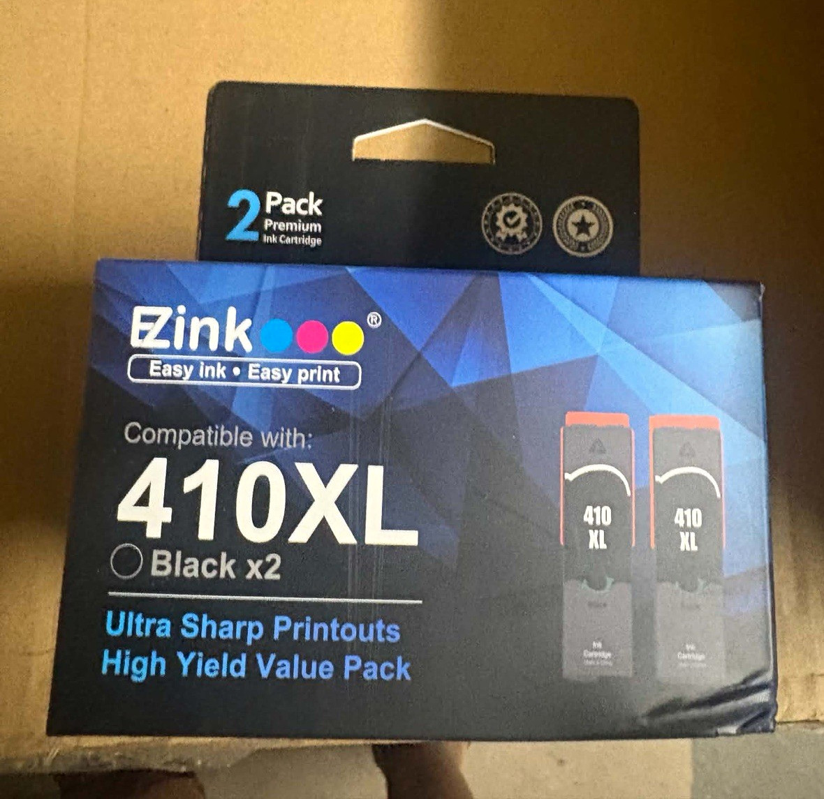 E-Z Ink 410XL Compatible for Epson Black Ink Cartridge 2 Pack 10 packs Inkjet