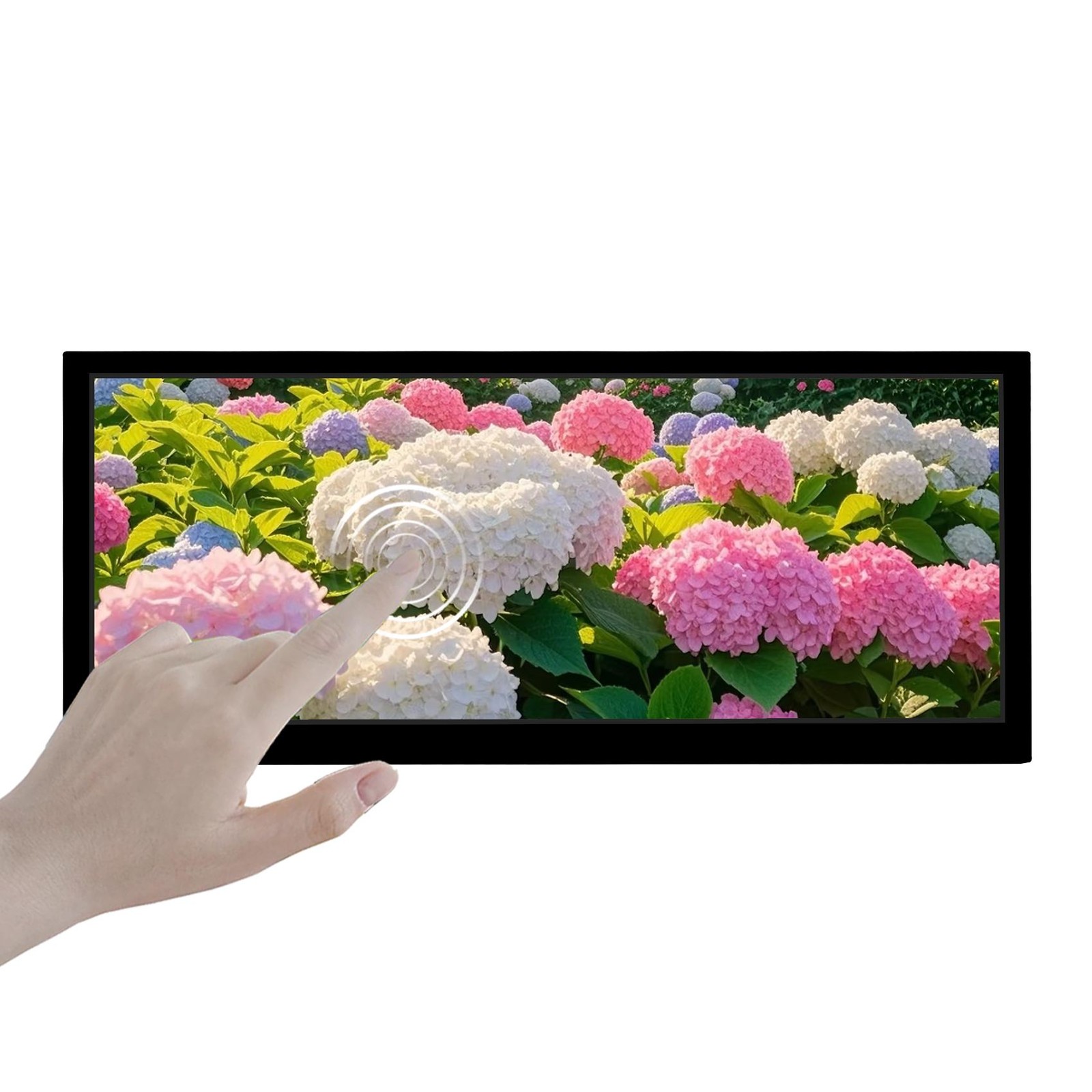 10.3inch 1920x720 IPS Panel Android LCD Monitor Auto Play Copy Video USB Port